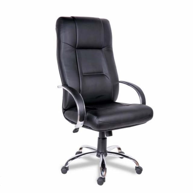 Кресло для руководителя Мирэй Бонн хром ТГ, кожзам