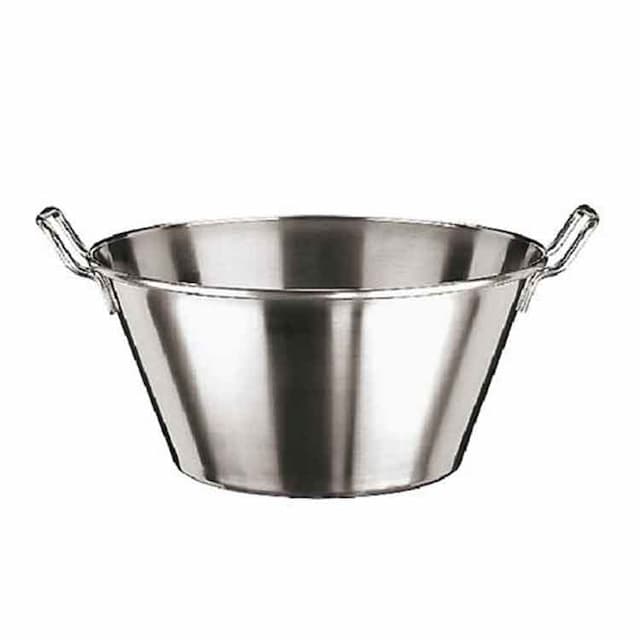 Миска коническая 32,5л d50см h24см, с ручками, нерж.сталь Paderno 11955-50