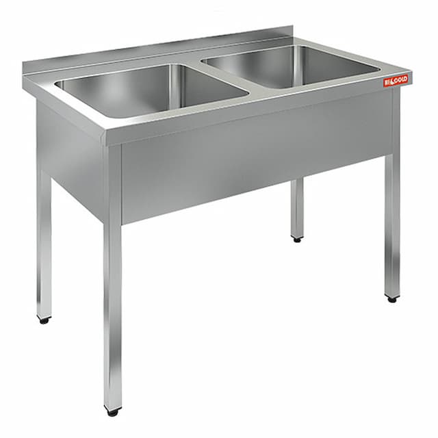 Ванна моечная двухсекционная HICOLD НСО2М-10/7Б