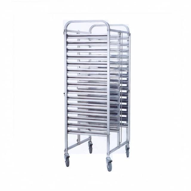 Шпилька для противней 435x320 мм Starfood, 15 уровней, на колесах, разборная (арт. YC-215M1-S)