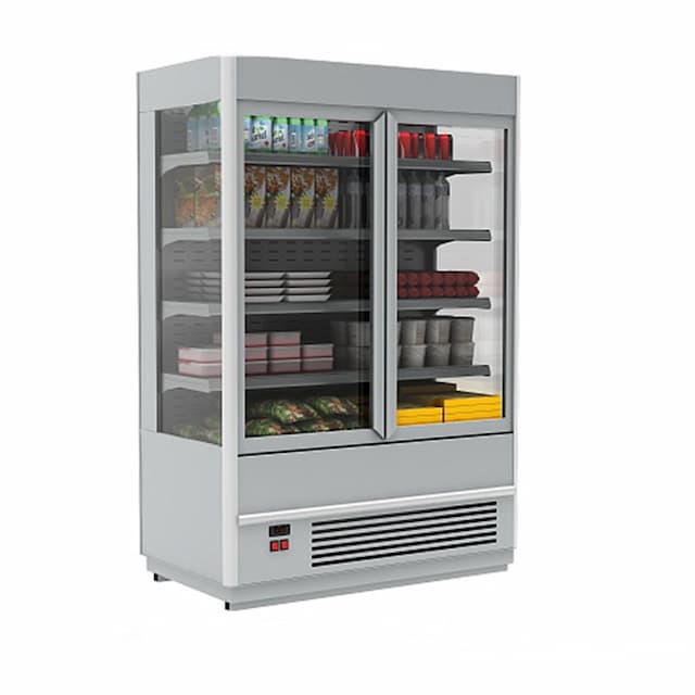 Витрина холодильная Полюс CUBA FC 20-07 VV 0,7-1 (распашные двери)